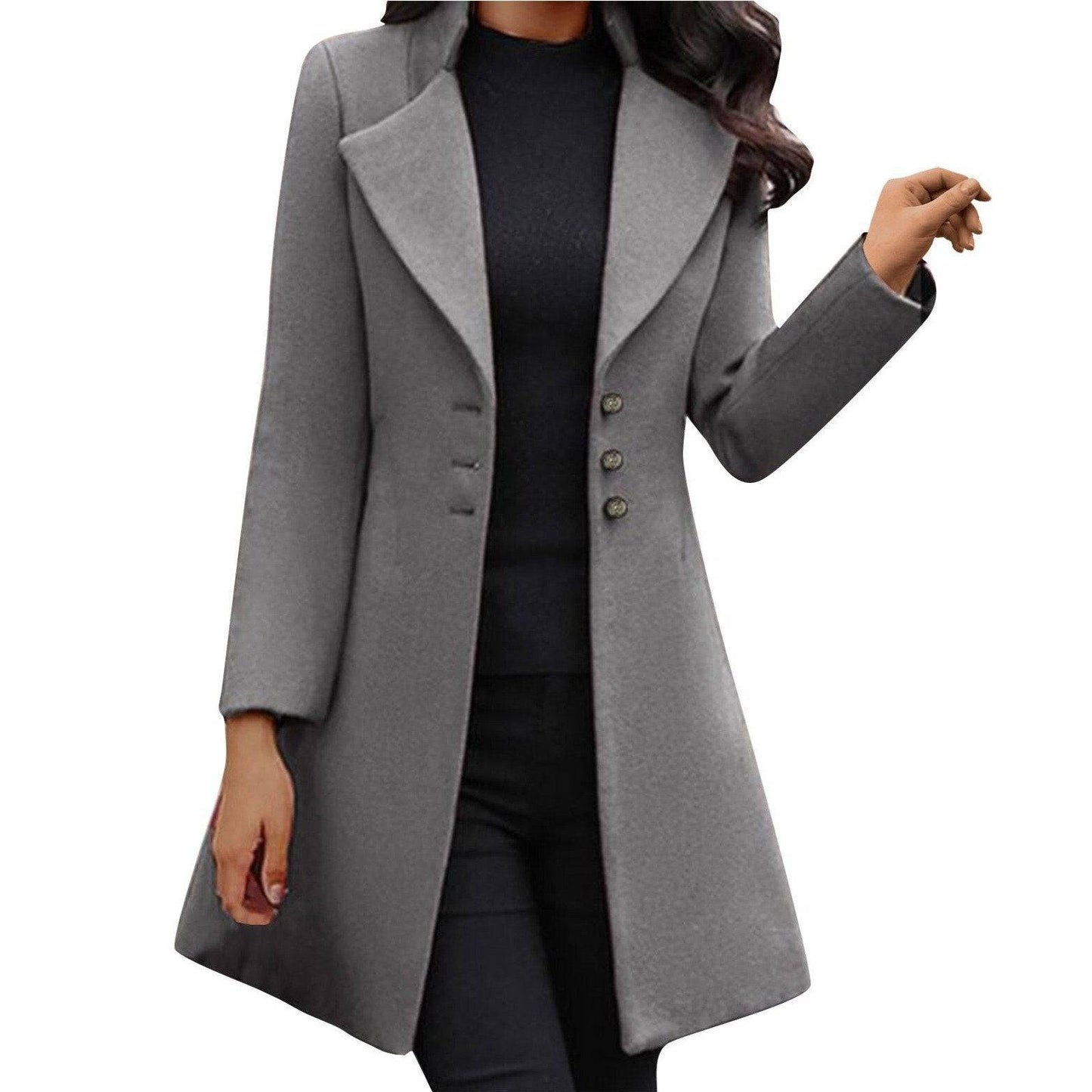 Carla™ - Blazer elegante con abrigo de lana