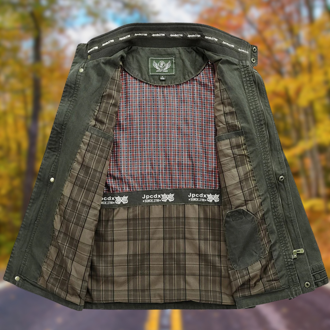 Nathan | Chaqueta de otoño con cremallera