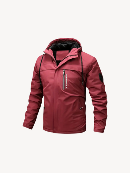 SPORTMENS - CHAQUETA DE FORRO POLAR CÁLIDA CON CAPUCHA