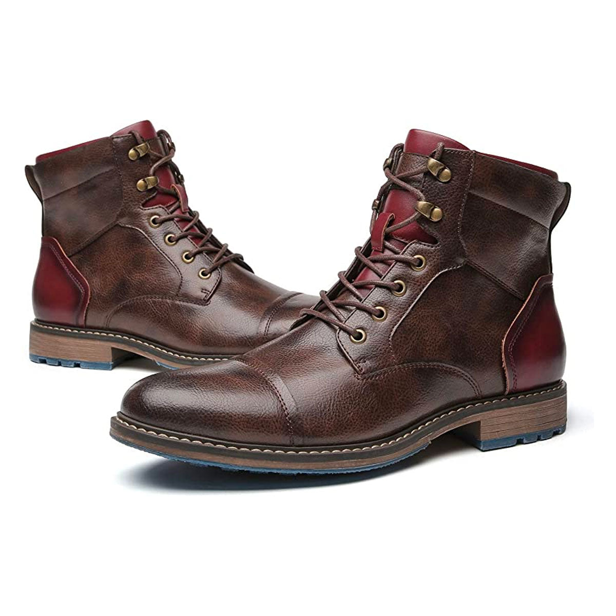 Lukas - Clásicas botas oxford de cuero para hombre