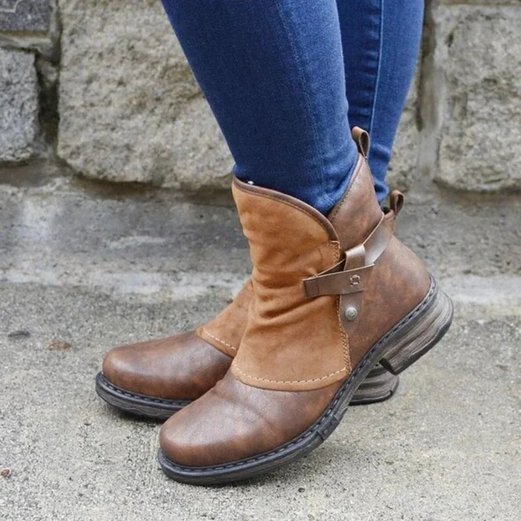 Lara - Botas elegantes a la altura del tobillo para mujeres