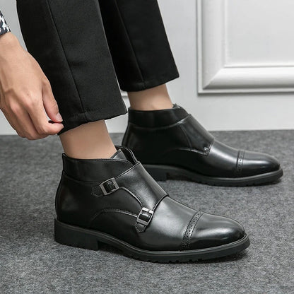 Darell™ | Botas de Cuero con Doble Correa de Monk