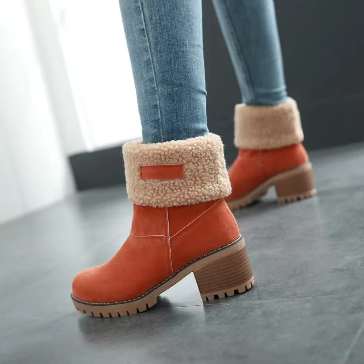 Luisa™ – Elegantes y cálidas botas de nieve de cuero