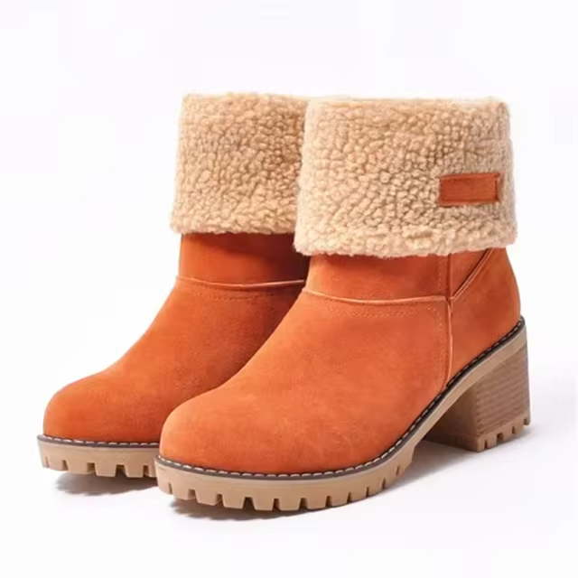 Luisa™ – Elegantes y cálidas botas de nieve de cuero