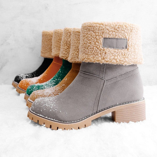 Luisa™ – Elegantes y cálidas botas de nieve de cuero