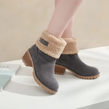 Luisa™ – Elegantes y cálidas botas de nieve de cuero